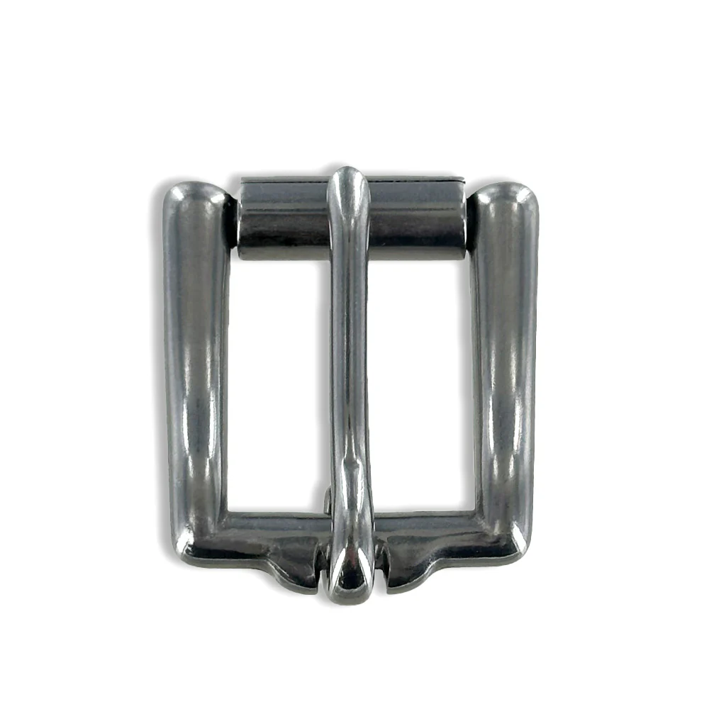 .75" Nickel #10 Roller Buckle