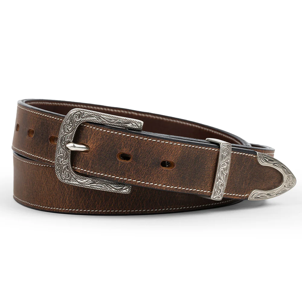 Hanks The Willow Bison – 1.25" Bison Leather Belt - Image 3