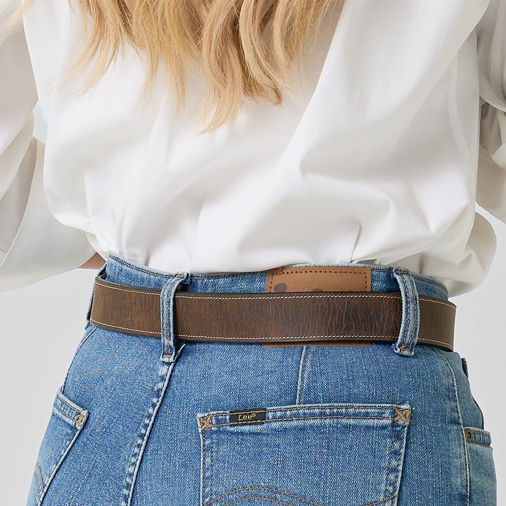 Hanks The Willow Bison – 1.25" Bison Leather Belt - Image 8